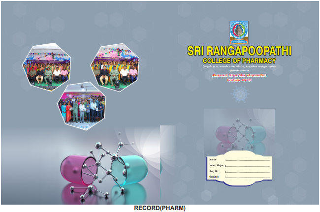 Pharmacy Record Note - Cover 3